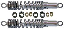 Rear shocks, shock absorbers fits Yamaha DT175 (1974-1977) pair chrome 320mm