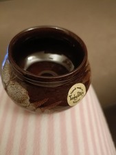 Tenby Pottery Pot Signed on