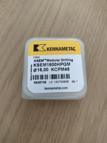 Kennametal 16mm ksem1600hpgm - kennametal,
