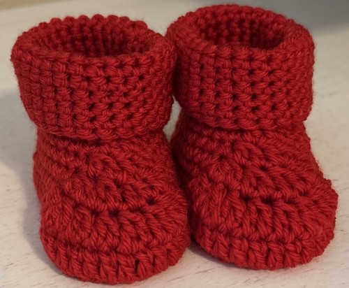 Handmade red crochet - red,