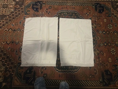 Vintage antique pair white - pair,