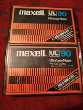 Maxell UL C -90 blank Cassette Tapes (2)