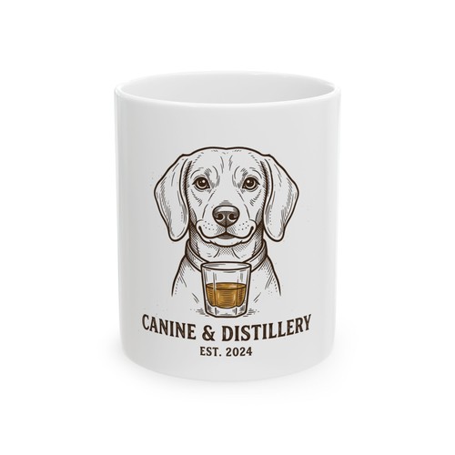Canine distillery dog with - canine, &