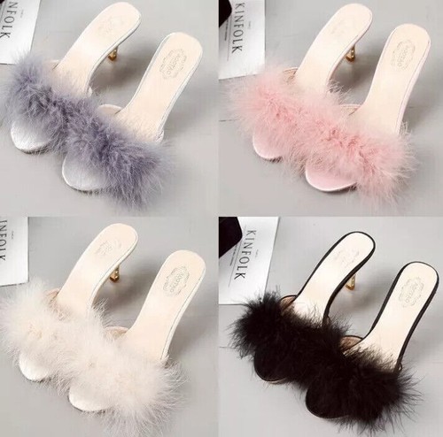 Women high heel slippers - women,