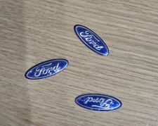 Ford Remote Key Fob Logo Sticker 21mm (2x)