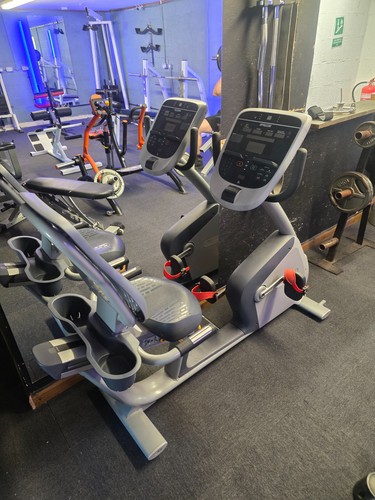 Precor seated bike gym - precor,