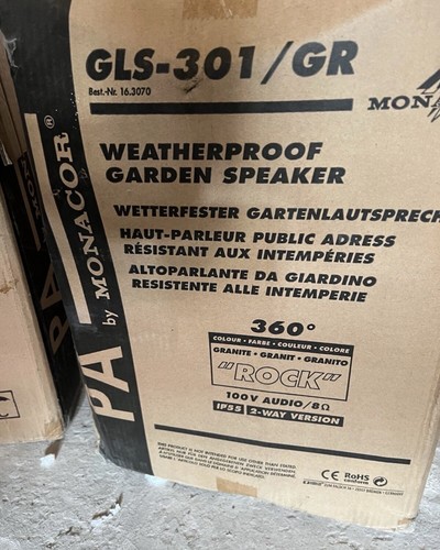 New monacor gls 301 - gls-301/gr, outdoor