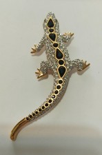 Swarovski Lizard Brooch