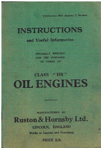Ruston hornsby hr series - hr,