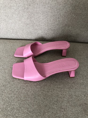 Zara pink mules uk3 - zara,