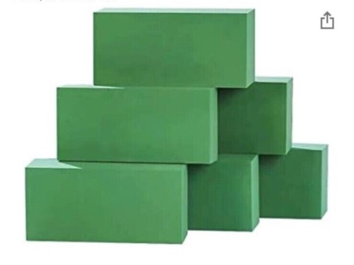 6pc floral flower foam - floral,