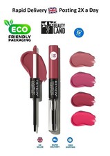 Revlon Overtime Lipcolour, Dual Ended Longwearing Liquid Lipstick *Boxed*-Choose