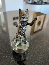Vienna Bronze Bergmann Cat Paper Weight - Rare