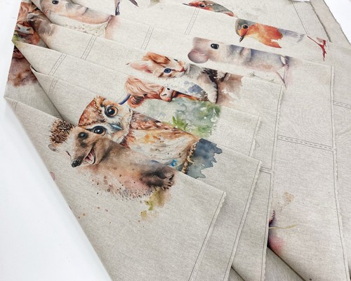 Animal cushion panel sets x - animal, 6