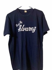 Alvarez Guitar Vintage Shirt Yairi 80s XL Rare Promo Puff Logo Navy 1980s L USA