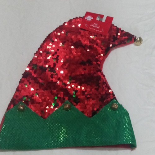 Christmas red green sequin - red, &