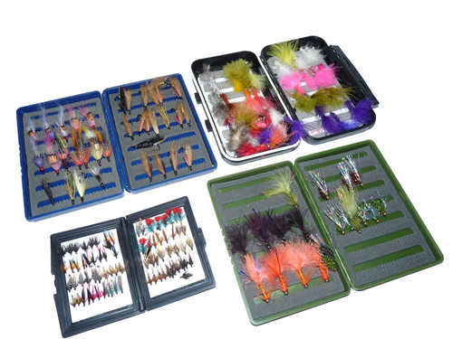 Fly boxes assorted trout - assorted,