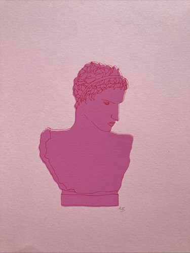 Ella osbourne male bust print - bust,