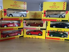 Shell Sportscar Collection Diecast Model Cars Set of 8 Original Boxes