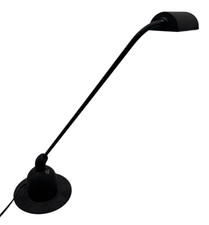 Black Desk Lamp Tilt Neck Halogen G4 12V 20W Modern Reading Light - D39T O326