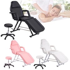 Adjust Massage Bed Table Therapy Tattoo Salon Pedicure Facial Sofa Chair Stool
