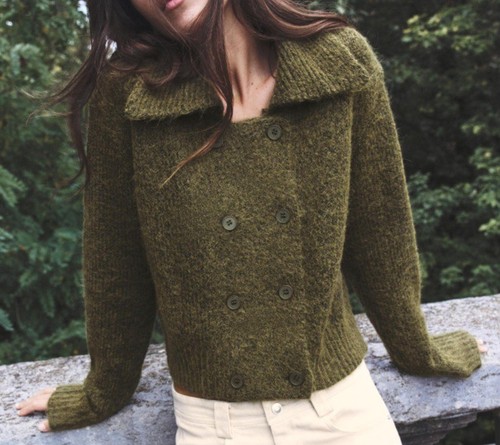 Zara green wool blend knit - zara,