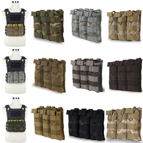 Tactical triple magazine pouch - triple,