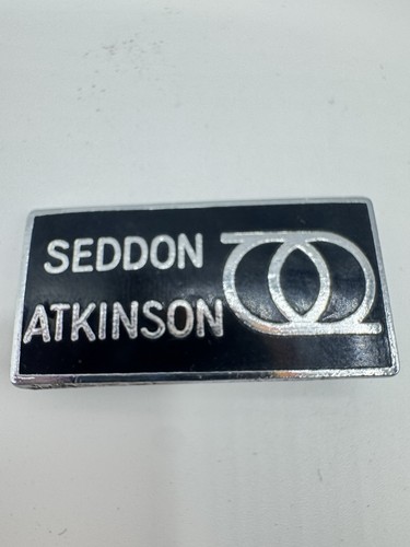 Vintage seddon atkinson enamel - seddon,