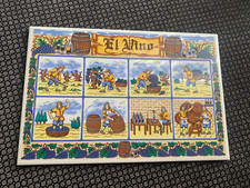 EL VINO VINTAGE SPANISH TILE WINEMAKING THEMED SUITABLE FOR WALL MOUNTING