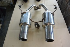 JDM Genome Subaru Legacy BL5 BP5 B4 Sti twin exhaust muffler bh5 be5