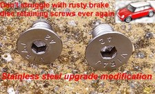 2X Brake Disc Retaining Screw