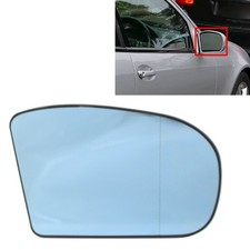 Right Wide Angle Heated Door Mirror Glass Blue For Benz C E Class W203 W211 C230