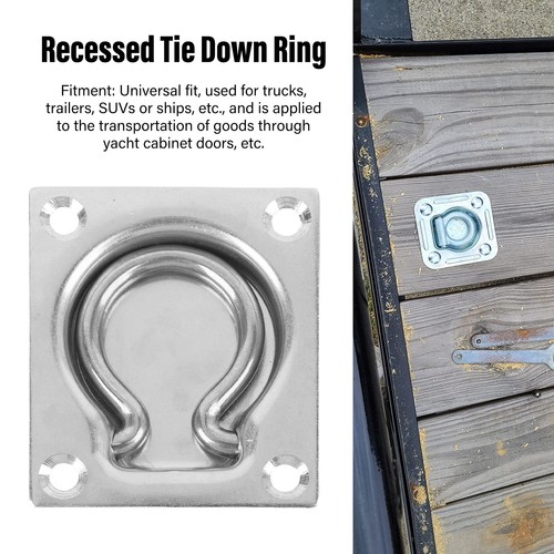 Recessed tie down - recessed, ring