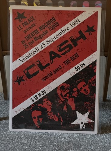 The clash poster - clash, a3