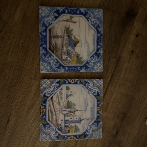 Pair dutch tiles - pair,