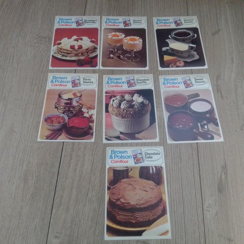 Brown polson recipe cards - brown,
