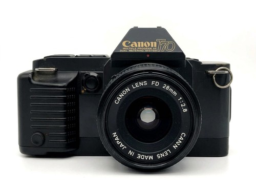 Canon t70 black good 35mm - canon,