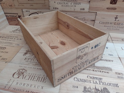 Wooden wine box crate - wooden,