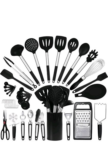 40pc silicone kitchen - 40pc,