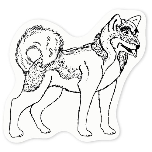 Japanese akita clear vinyl - akita',