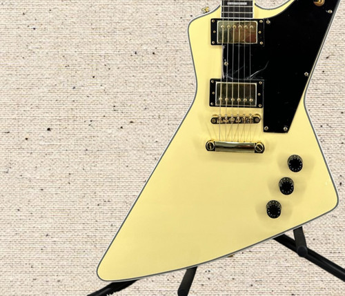 Yellow explore electric guitar - explore,