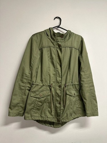 Only khaki green parka - parka, coat