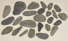 25 Flat Beach Pebbles Sea