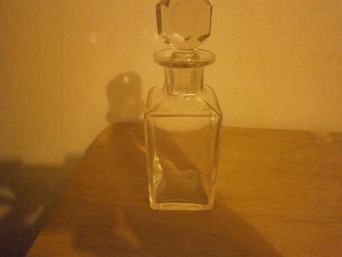 Vintage small glass decanter
