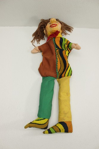 Vintage hand puppet - puppet, paper