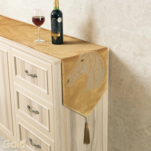 Velvet table runner - table,