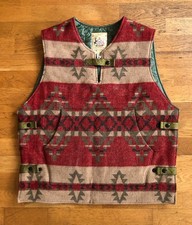 Monitaly USA Wool Vest Chamula XL Yuki Matsuda Poncho Southwestern