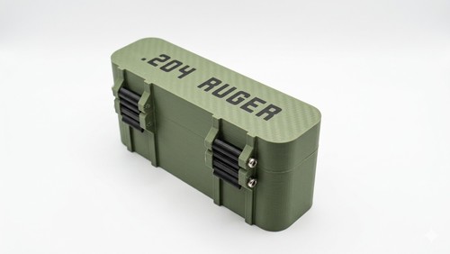 204 ruger round ammo box - ammo,