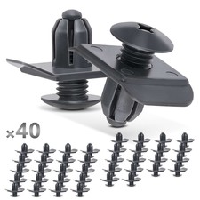 40x fastening clips bumper - 40x,