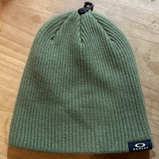 Oakley Classic Logo Unisex Beanie, Adults Beanie Hat One Size, Olive Green, NEW 